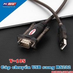 Cáp chuyển USB sang RS232 dài 1.5m Unitek Y-105 - Hàng Chính Hãng