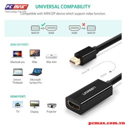 Bộ chuyển Mini DisplayPort sang HDMI Thunderbolt 2.0 Ugreen 10461  - Hàng chính hãng