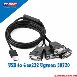 Cáp chuyển đổi USB 2.0 to 4 COM RS232 dài 1.5m Ugreen 30770 - Hàng chính hãng