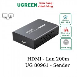 Bộ khuếch đai HDMI lên đến 200m QUA CÁP lan RJ4 CM533 UGREEN 80961 ( Bộ phát ) - Hàng chính hãng