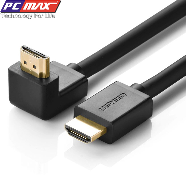 Cáp HDMI 3m góc vuông 90 độ Ugreen 10174 - Hàng chính hãng