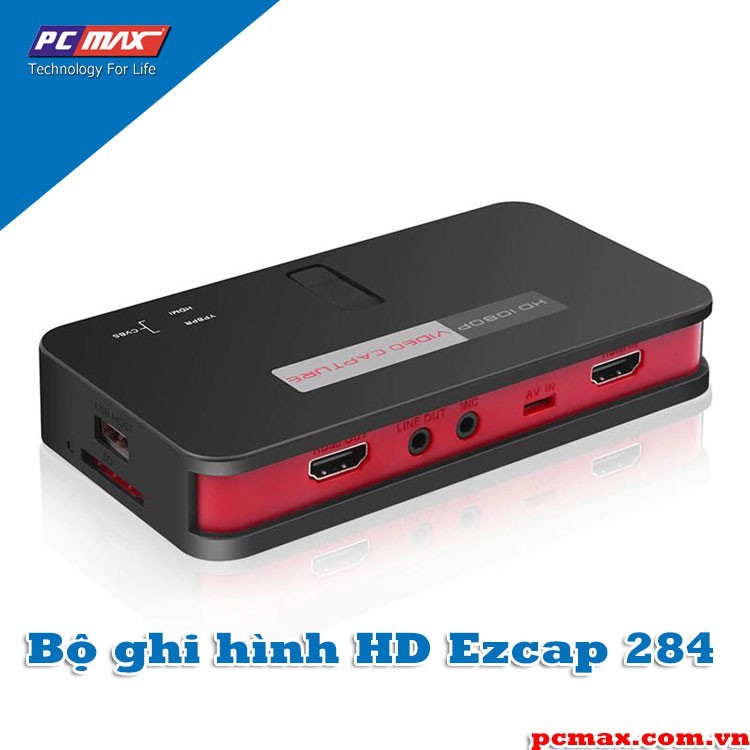 Bộ ghi hình HD Ezcap 284 chuyên dùng live stream ghi hình nội soi - Hàng nhập khẩu
