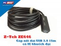 Cáp nối dài USB 3.0 dài 15m có IC khuếch đại cao cấp Z-Tek ZE646