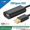  Cáp USB nối dài 25m có chip khuếch đại Ugreen 10325 - Hàng chính hãng