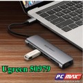Hub USB Type C đa năng ra 4 USB , 1 USB TYPE C có nguồn micro USB 5V Ugreen 50979 - Hàng chính hãng 