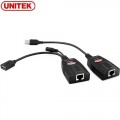 Cáp nối dài USB qua cáp mang cat5e/6 100m Unitek Y-2507