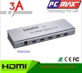 Bộ chia HDMI 1 vào 4 ra hỗ trợ 3D 1080p PCMAX  PCM-S104 - Hàng chính hãng