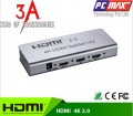Bộ chia HDMI 1 vào 4 ra hỗ trợ 3D 1080p PCMAX  PCM-S104 - Hàng chính hãng