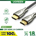 Dây HDMI 2.0 dài 3m cao cấp hỗ trợ 2k * 4k Ugreen 50109 - Hàng chính hãng