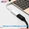 Cáp chuyển đổi USB Type-C to HDMI chính hãng Ugreen 40273 hỗ trợ 4k*2K