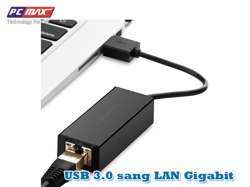 Cable USB 3.0 to LAN Ugreen 20256 chuẩn Gigabit