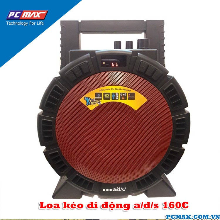 Loa kéo xách tai karaoke A/D/S 6,5'' (20W/max 40w) DB160C - Hàng chính hãng