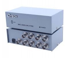 Bộ chia BNC, chia camera DT-7108 chính hãng Dtech 1 ra 8