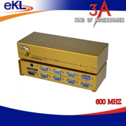 Bộ chia VGA 8 cổng tốc độ 600 MHZ chính hãng EKL-H608