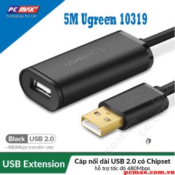 Dây USB nối dài 5m có chipset chính hãng Ugreen 10319
