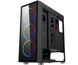CASE máy tính FORGAME MIRAGE 2000 FULL ATX hỗ trợ 9 fan TEMPERED GLASS FRONT PANEL