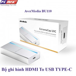Bộ ghi hình HDMI To USB TYPE-C AVerMedia BU110 - Hàng chính hãng