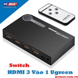 Bộ Switch gộp HDMI 3 vào 1 Full HD Ugreen 40234 - Hàng chính hãng