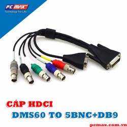 Cáp HDCI To Component - Cáp camera Polycom - MS60 TO 5BNC+DB9 
