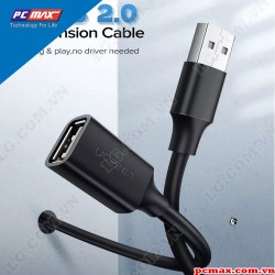 Cáp nối dài 1m USB 2.0 giá rẻ Ugreen 10314 - Hàng chính hãng