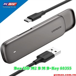 Vỏ box  ổ cứng SSD M.2 B-Key & MB Key USB 3.0 Ugreen 60355 - Hàng chính hãng