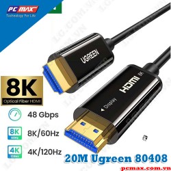 Cáp HDMI quang 2.1 8K 60Hz 4K 120Hz dài 20m HD141 Ugreen 80408 - Hàng chính hãng