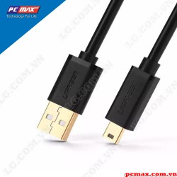 Cáp USB 2.0 to USB Mini 25cm mạ vàng chính hãng Ugreen 10353