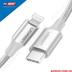 Cáp sạc nhanh USB Type C to Lightning 36W chính hãng Ugreen 70523 dài 1m