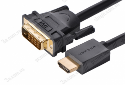 Cáp HDMI to DVI Ugreen 10137 dài 5 mét cao cấp