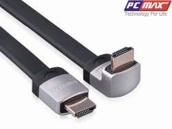 Cáp HDMI 1M dẹt, bẻ góc 90 độ Ugreen 10277 - Hàng chính hãng