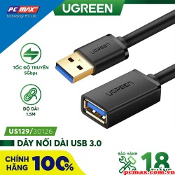 Cáp nối dài 2m USB 3.0 cao cấp chính hãng Ugreen 30126