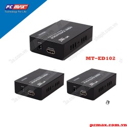 Bộ chia HDMI 1 ra 2 và khuếch đại HDMI 200M qua cáp mạng MT-ED102