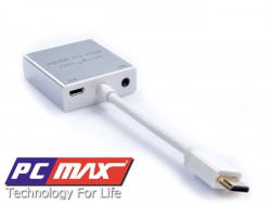 Cáp mini HDMI to VGA có audio Z-tek Zy097 - Hàng chính hãng