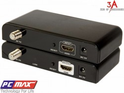 Bộ mở rộng HDMI thông qua cáp anten RG6 LenKeng LKV379 - khuếch đại HDMI 700m