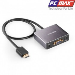 HDMI to VGA có audio và cổng quang Ugreen 40282 - Hàng chính hãng