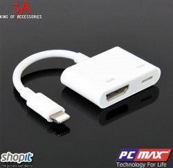 Cáp Lightning to HDMI kết nối Iphone, Ipad với tivi dễ dàng A-1438