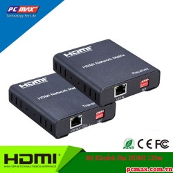 Bộ khuếch đại HDMI , kéo dài HDMI bằng cáp mạng Cat5e/6 cao cấp PCMAX PCM-ES02v