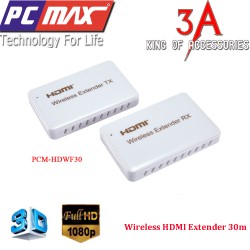 Bộ thu phát HDMI không dây 30m cao cấp chính hãng PCMAX PCM-HDWF30