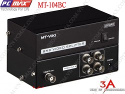 Bộ chia 1 ra 4 cổng BNC cho Camera giám sát chính hãng MT-Viki MT-104BC