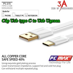 Dây Usb Type C sang USB dẹt dài 1,5m cao cấp chính hãng Ugreen 50391