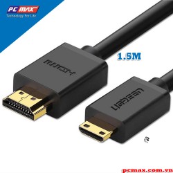  Cáp Mini HDMI to HDMI 2.0 dài 1,5m hỗ trợ 4K@60hz Ugreen 11167 - Hàng chính hãng