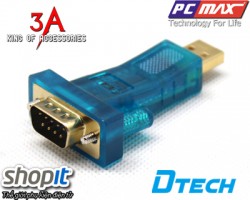 Đầu chuyển USB sang COM RS232 chính hãng Dtech DT-5001a
