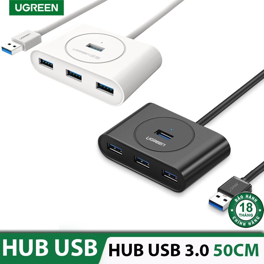 Bộ chia usb 3.0 - bộ chia USB 3.0 4 cổng Ugreen 20290 - Hàng chính hãng