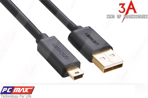 Cáp mini USB sang USB 2.0 dài 3m Ugreen 10386 chất lượng cao