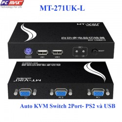Bộ gộp VGA KVM switch auto tự động chuyển MT-VIKI MT-271UK-L  - Hàng chính hãng