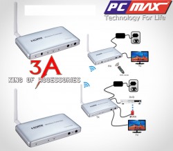 Bộ khuếch đại tín hiệu HDMI không dây 50m chính hãng PCMAX PCM-HDWL50